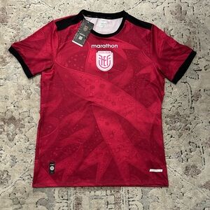 Marathon Authentic Ecuador National Soccer Team Pre-Match Pink Jersey Men’s M
